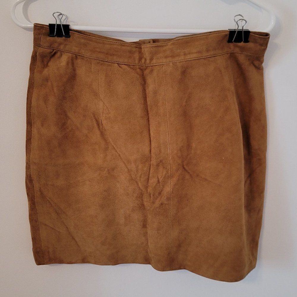 Beautiful Desa Leather Mini Skirt